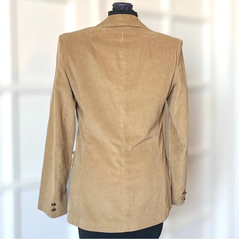 SOLD Rare 1970s LEVI’s Jacket Vintage Levi’s Corduroy Women’s Blazer Camel Tan S - Picture 4 of 7